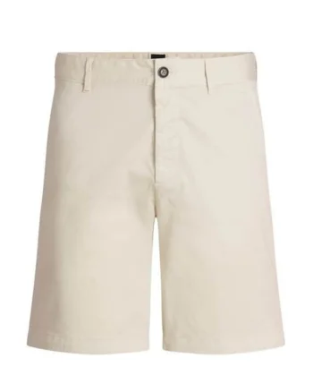 Pantaloni scurti Chino, cu talie medie