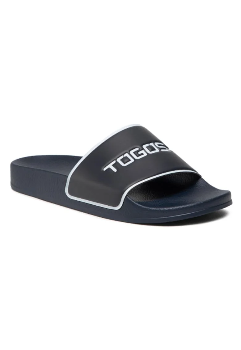 Papuci flip-flop barbati,  Piele ecologica, Bleumarin
