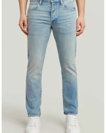 Blugi slim fit 3301, Albastru azur