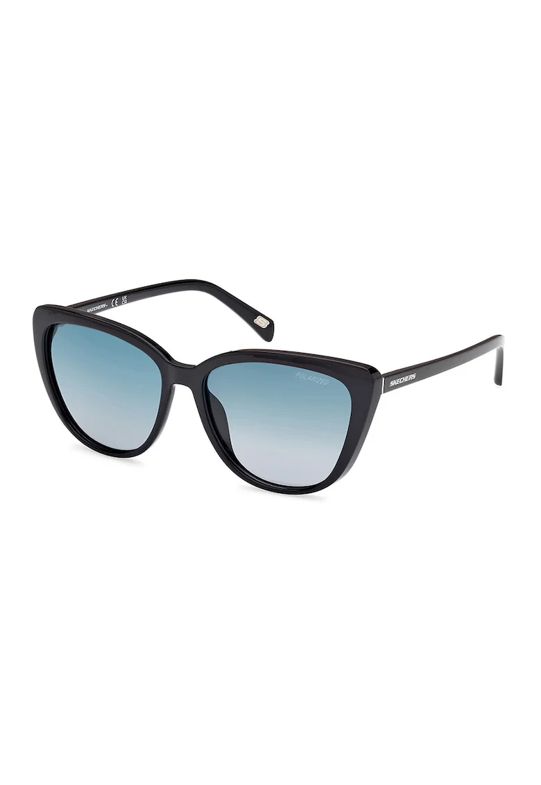 Ochelari de soare cu lentile polarizate, Negru/Albastru