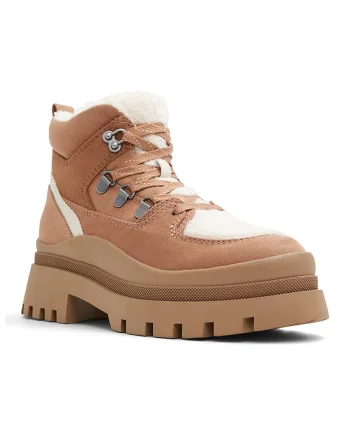 Ghete de piele ecologica Cozettia, Caramel