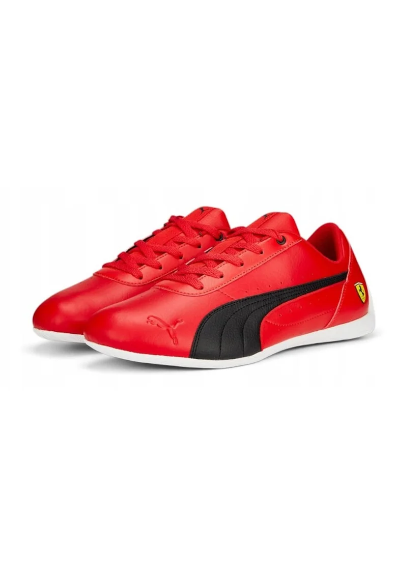 Pantofi Sport Barbati,  FERRARI NEO CAT, Piele ecologica, Rosu, Rosu