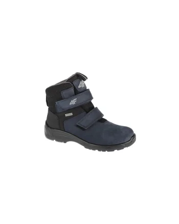 Ghete De Iarna Pentru Copii,  Junior Trek, Marime 33, Gri, Piele Nubuc Naturala, Membrana Neodry, Umplutura Artico Cu Blanita Sintetica, Glezna Inalta