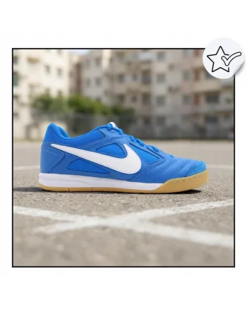 Pantofi Sport Barbati,  Gato, Piele De Calitate Si Panouri Textile Respirabile Pentru Ventilatie Talpa Intermediara Din Spuma Pentru Confort Si Moliciune, Talpa Din Cauciuc Retro Cu, Albastru