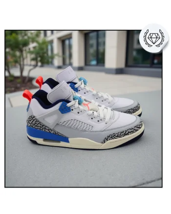 Pantofi Sport Barbati, Jordan, Spizike Low, Superiori Din Piele Nadwqfwqdturala, Sintetica Si Material Textil, Tehnologie  Air Pentru Amortizare Excelenta, Guler Jos Pentru Libertate De Miscare, Talpa Exterioara Din Cauciuc Cu Aderenta Ridicata, Alb/Negru