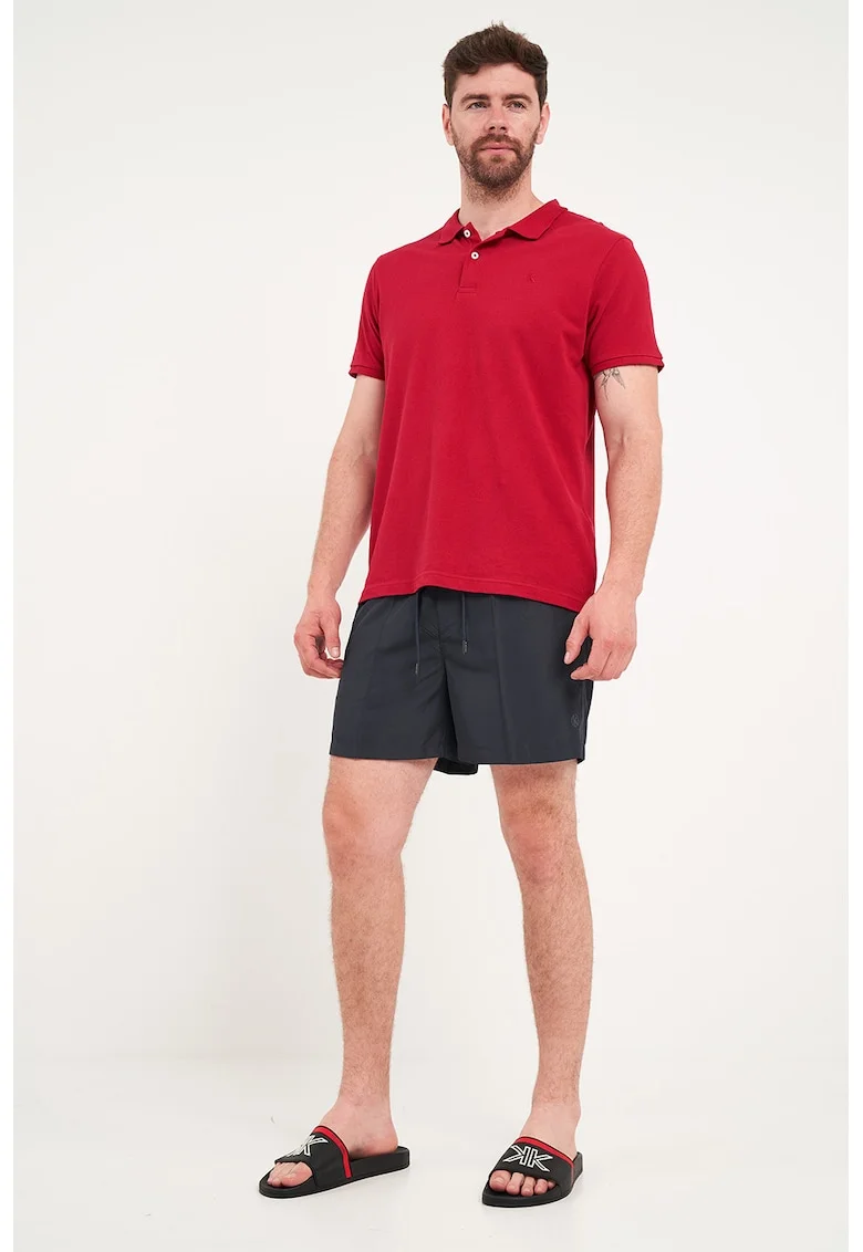 Pantaloni scurti de baie cu snur, Albastru ultramarin