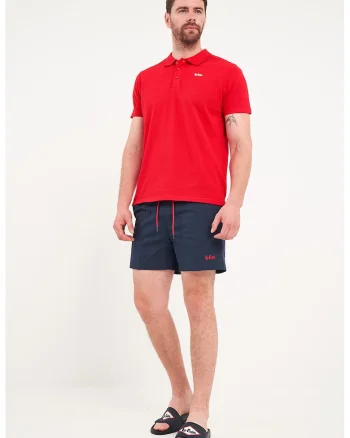 TIMEOUT, Pantaloni scurti de baie cu snur, Bleumarin