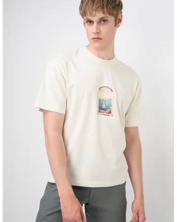 Tricou din bumbac organic Cassis, Galben pal