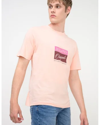 Tricou din bumbac organic Hyeres, Piersica