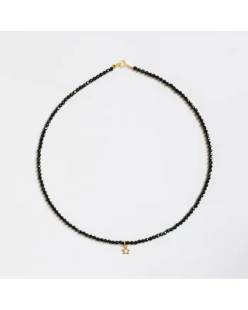 Colier handmade realizat din pietre semipretioase spinel, accesorii argint925