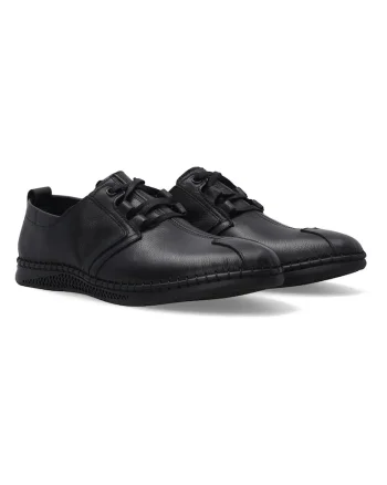 Pantofi casual din piele naturala, cu talpa flexibila