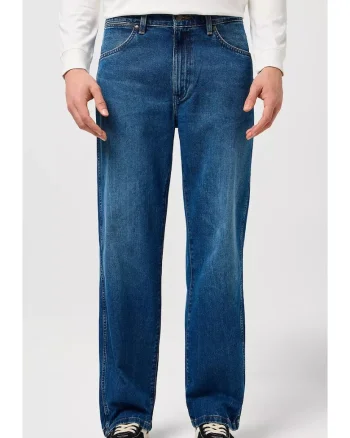 Blugi barbati,  LOOSE STRAIGHT, bumbac 100%, albastru
