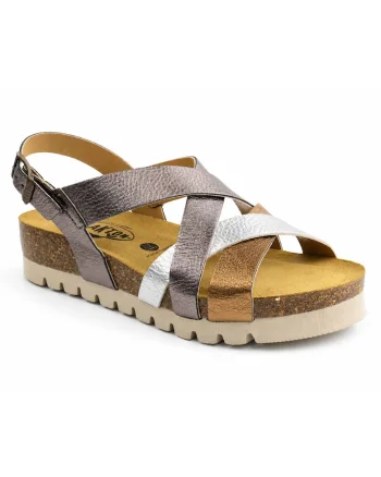 Sandale dama piele naturala 355888 15, Gri
