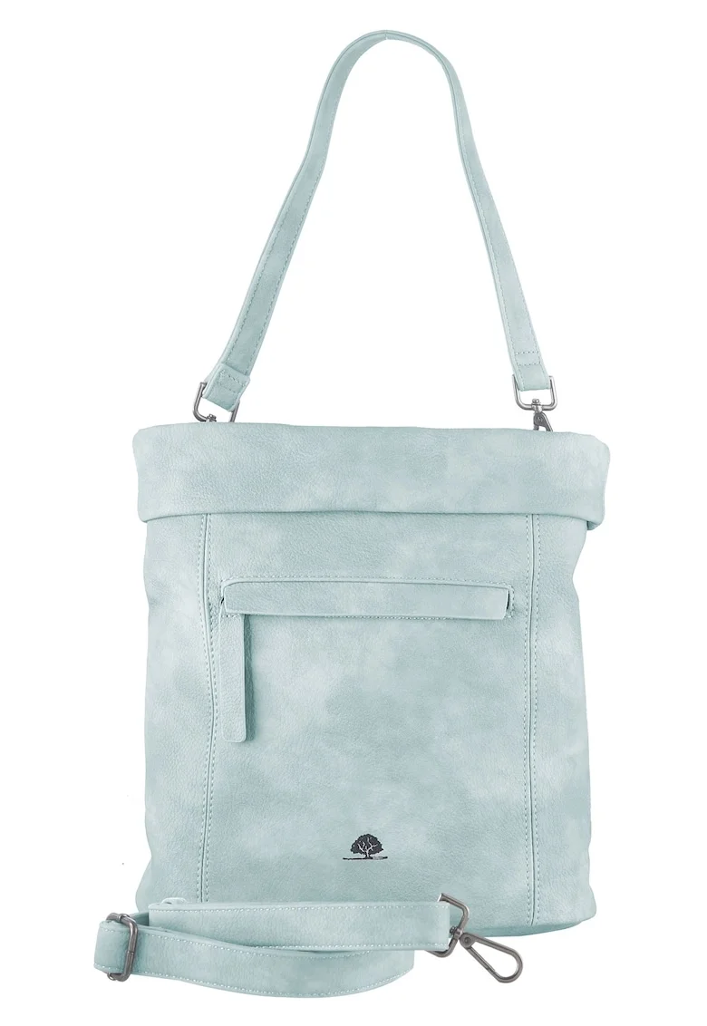 Geanta umar dama piele ecologica 26 x 24 x 11, Mad'l Dasch Lenidwqf, Verde menta, 26 x 24 x 11 cm