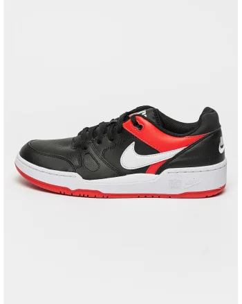 Pantofi sport,  Full Force Low 1362, Alb/Negru/Rosu vermillion