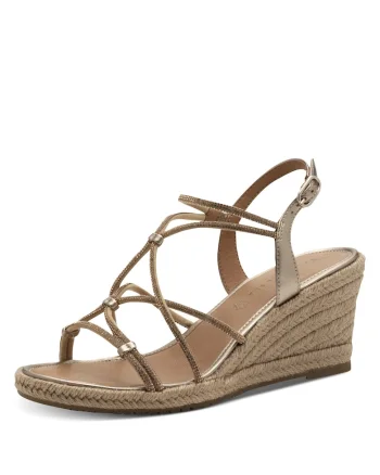 Sandale dama 1 28345 44, Auriu