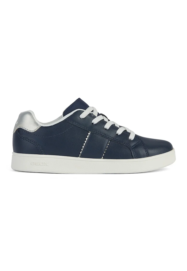 Pantofi sport din piele ecologica cu garnituri contrastante