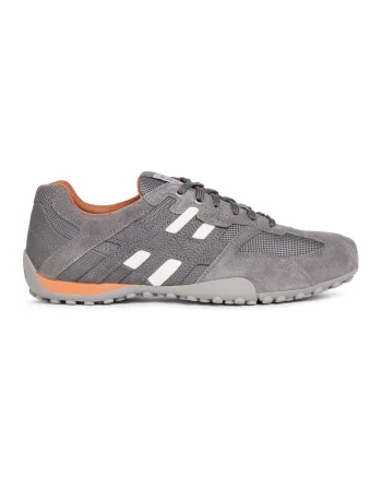 Pantofi sport cu detalii din piele intoarsa, Gri