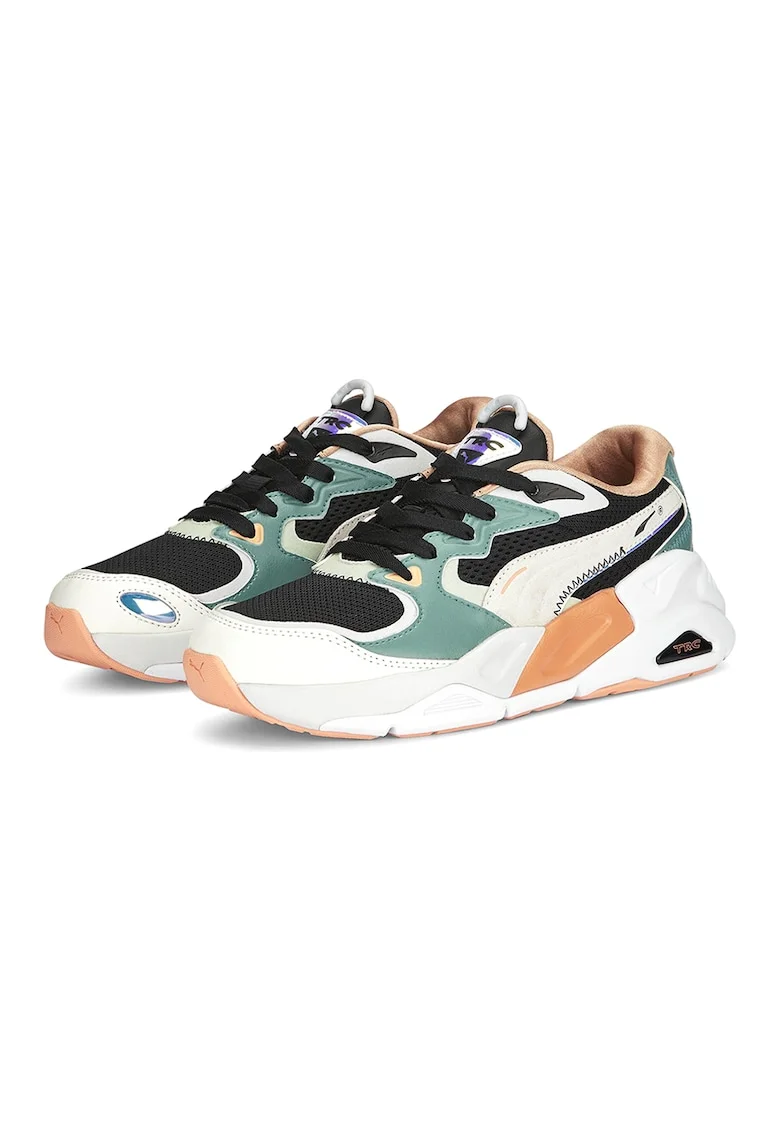 Pantofi sport cu model colorblock si garnituri de plasa Mira Dimensions, Multicolor