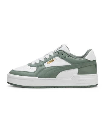 Pantofi sport de piele CA Pro Classic, Alb/Verde aquamarin