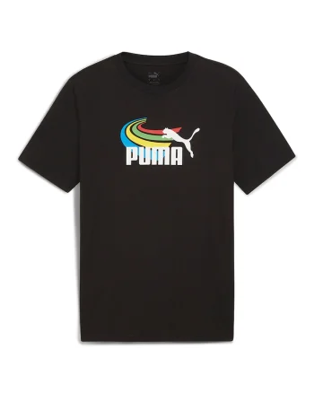 Tricou cu imprimeu Summer Sports, Alb/Negru