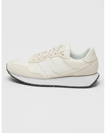 Pantofi sport cu insertii din piele intoarsa 237, Bej deschis