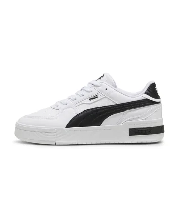 Pantofi sport de piele ecologica cu garnituri contrastante Pro Crush, Alb/Negru