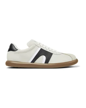 Pantofi sport de piele 27213 Pelotas Soller, Negru/Alb optic/Alb murdar