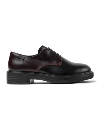 Pantofi Oxford de piele Dean, Maro cognac/Negru