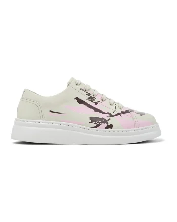 Pantofi sport wedge Runner Up Twins 8661, Maro/Roz deschis/Bej deschis