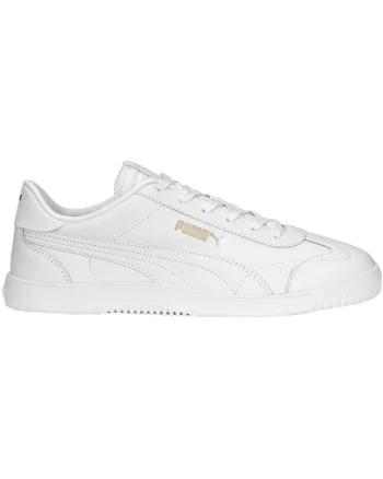 Pantofi sport de piele si piele ecologica Club, Alb