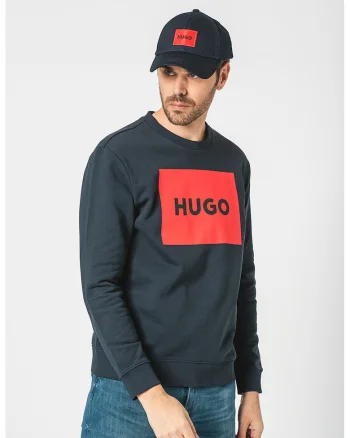 Bluza de trening cu imprimeu logo Duragol 222, Rosu/Negru/Albastru prafuit