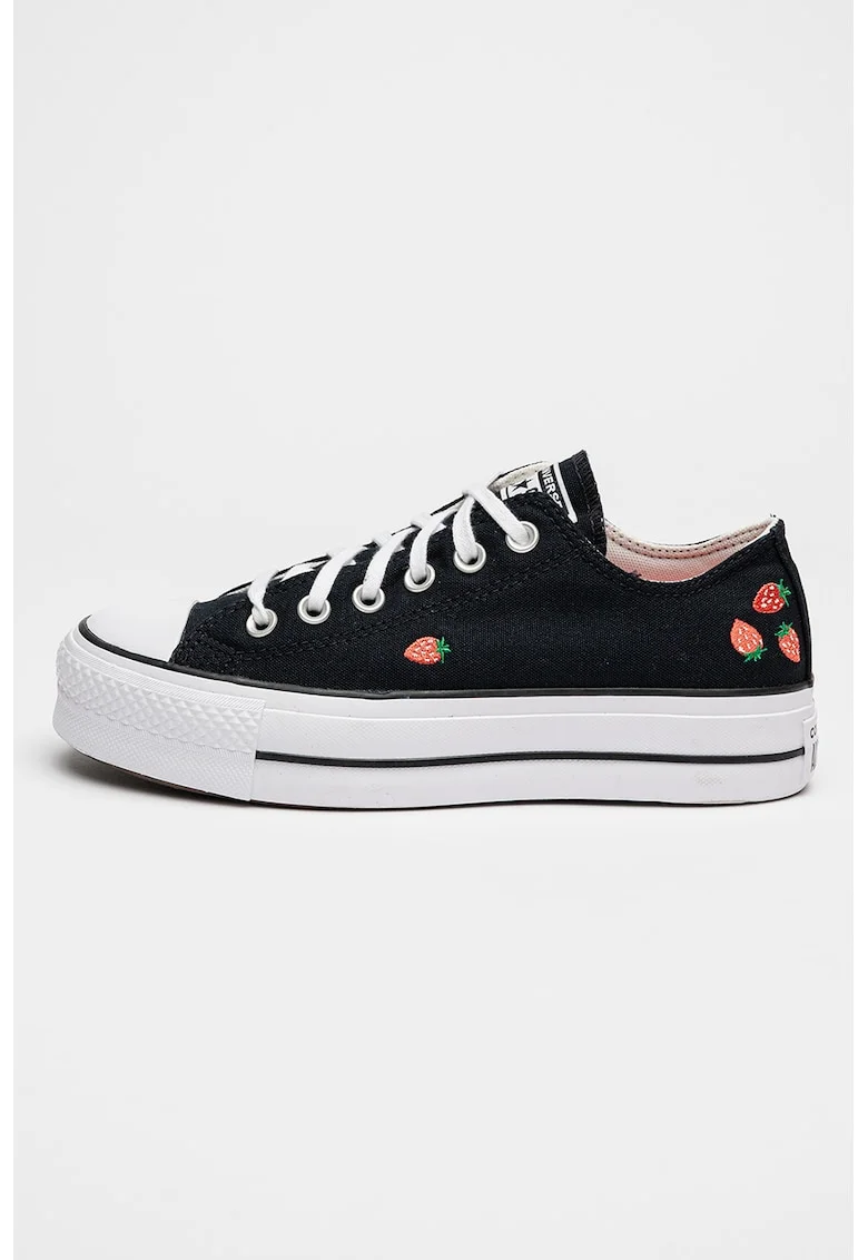 Tenisi cu broderie cu fructe Lift, Rosu/Negru