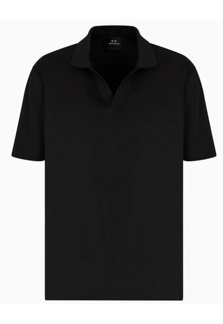Tricou polo uni regular fit - 56499, Negru