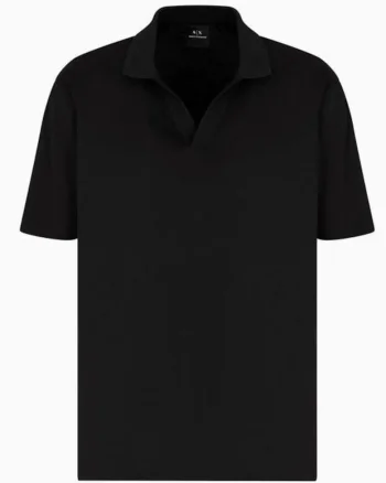 Tricou polo uni regular fit - 56499, Negru