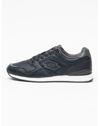 Pantofi sport de piele ecologica Viktor, Bleumarin
