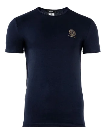 Tricou de casa cu decolteu la baza gatului si logo