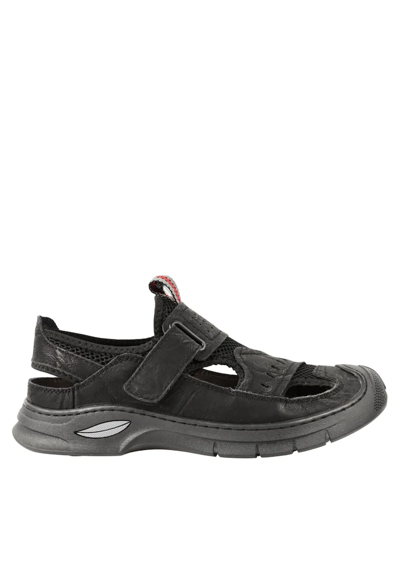 Pantofi casual, barbati,  2311 negru, piele naturala, Negru