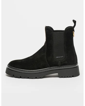 Ghete Chelsea din piele intoarsa Aligrey, Negru