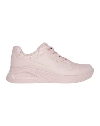 Pantofi sport de piele ecologica Uno Lite, Roz