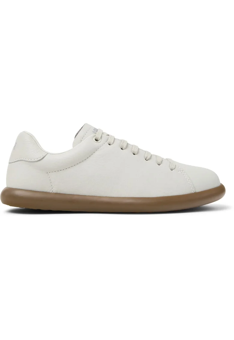 Pantofi sport din piele ecologica Pelotas, Alb murdar