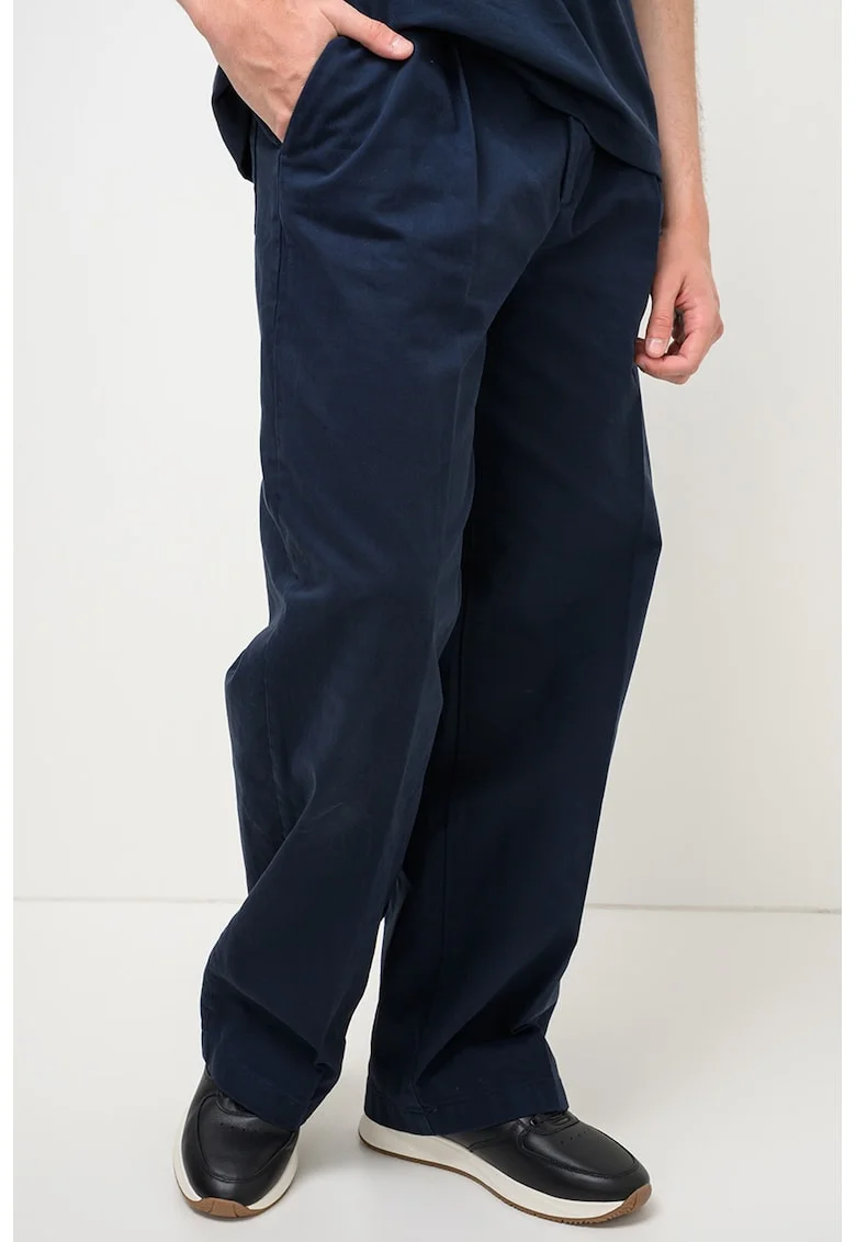 Pantaloni tailored-fit cu talie medie, Albastru ultramarin