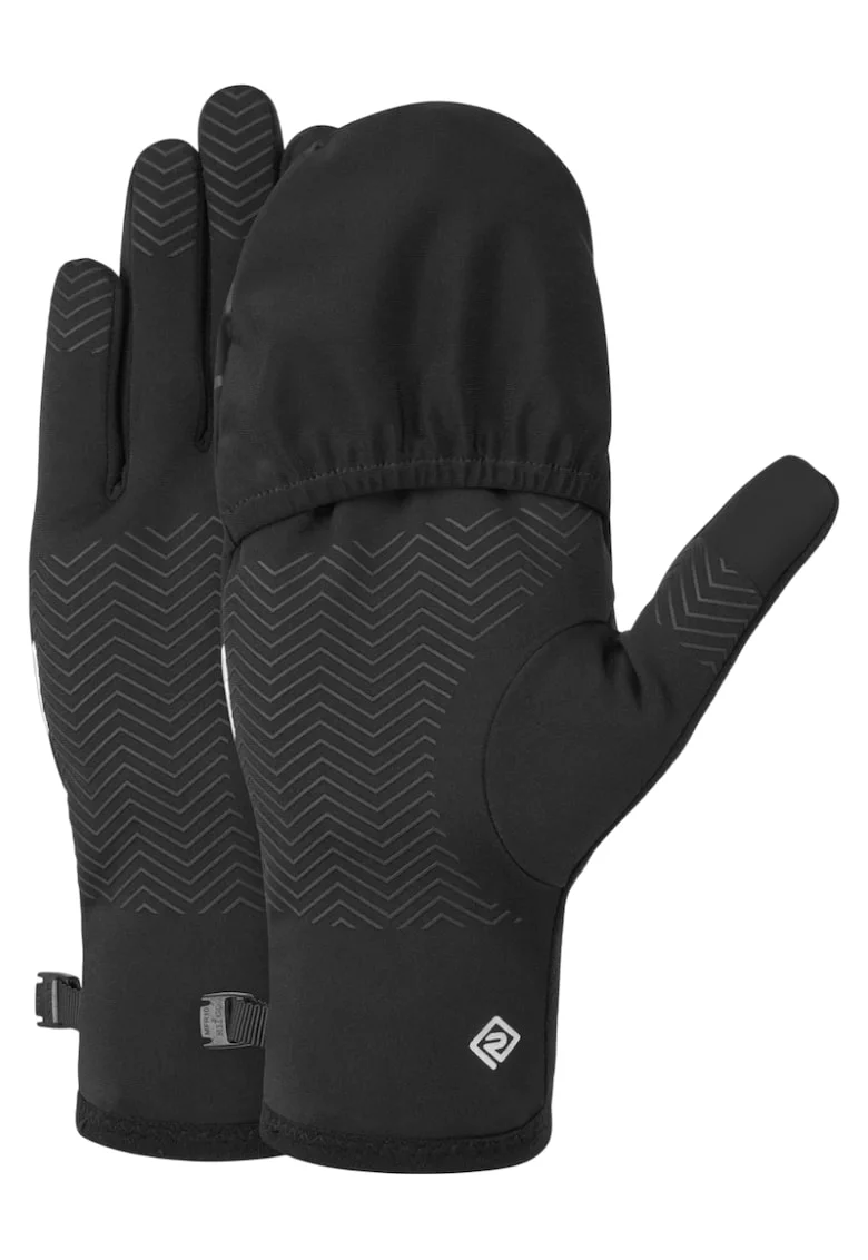 Manusi alergare  Wind-Block Convertible FW 2025-Negru-L