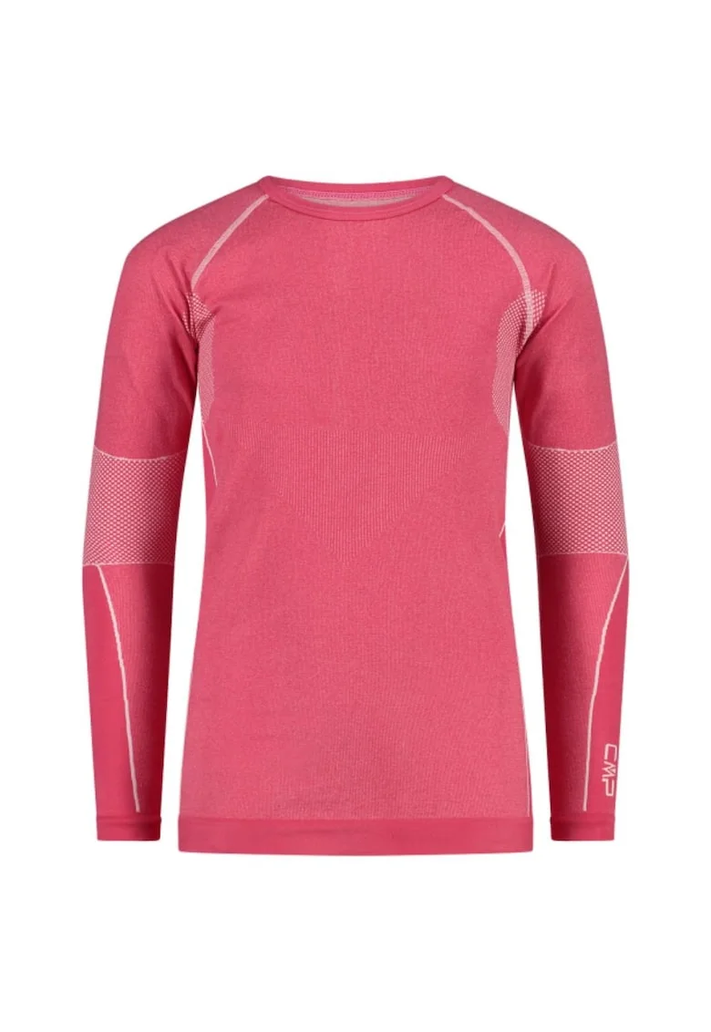 Bluza de corp copii  Seamless, roz, 128 cm, pentru iarna, respirabila