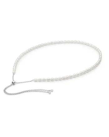 Colier argint cu perle naturale - Cielo