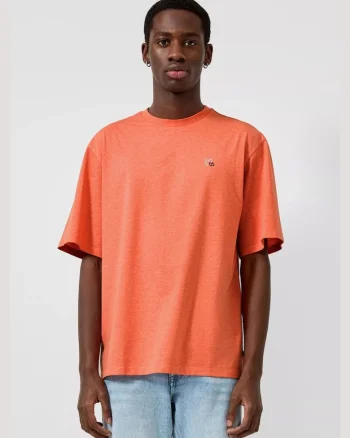 Q/S by s.Oliver Tricou barbati din amestec de bumbac, Relaxed fit, Portocaliu,
