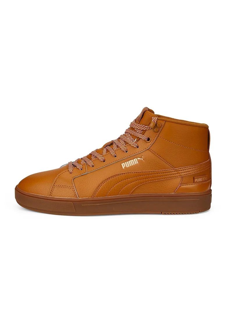 Pantofi sport mid-cut de piele Serve Pro PTX, Galben inchis