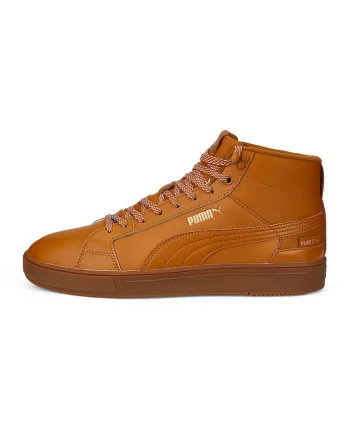 Pantofi sport mid-cut de piele Serve Pro PTX, Galben inchis