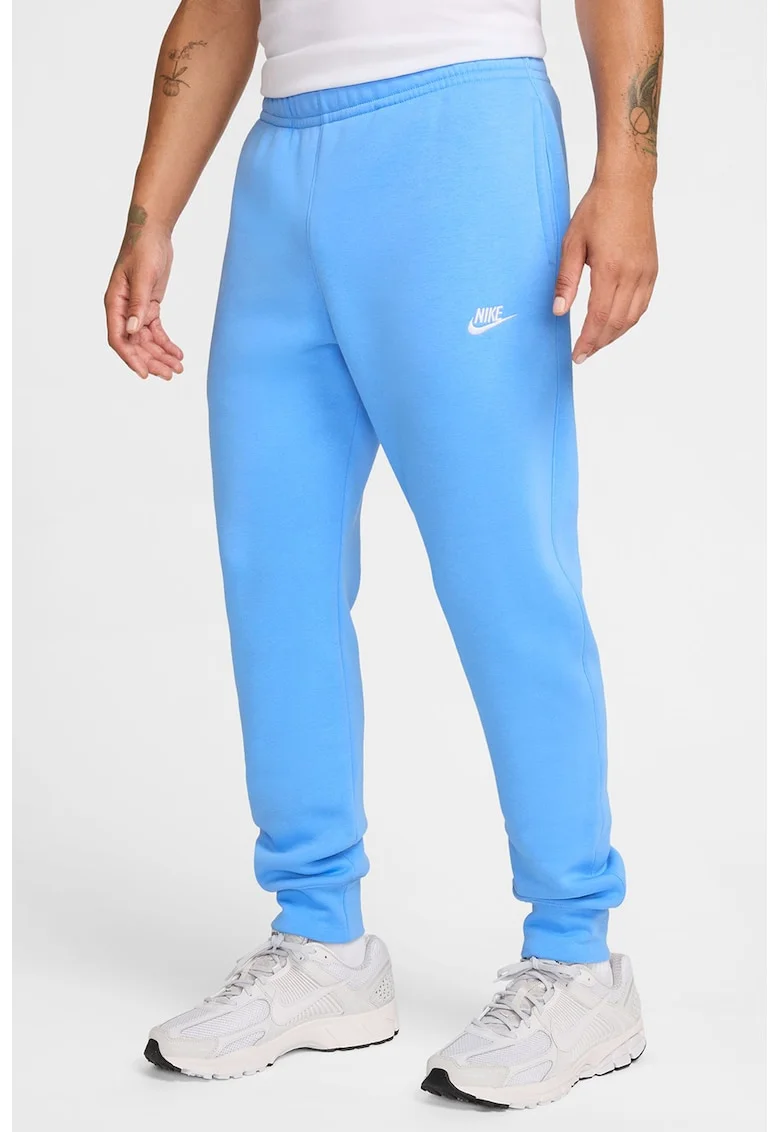 Pantaloni de trening cu buzunare laterale, Albastru pastel