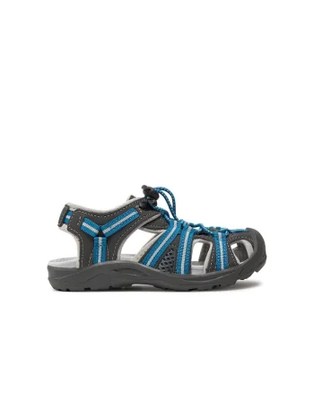 Sandale copii,  303732004, Piele ecologica, Gri